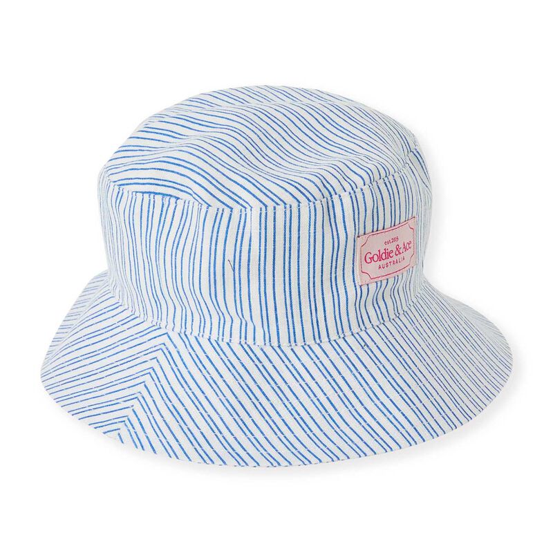 Goldie + Ace Sailor Stripe Bucket Hat Baby image number 0